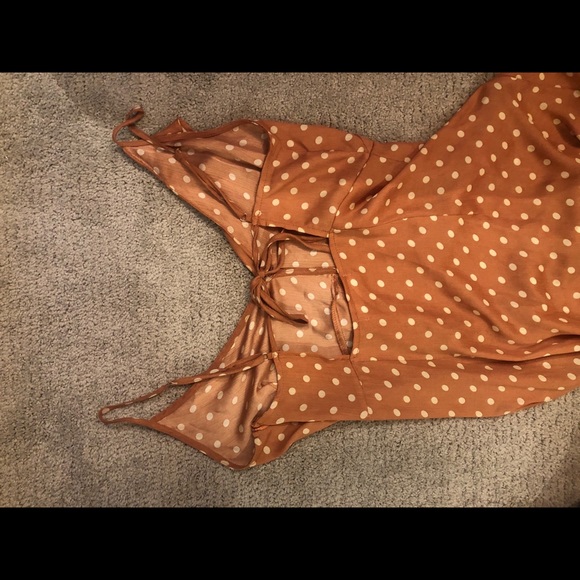 Olivia & james Orange Polka dot maxi - Picture 6 of 6